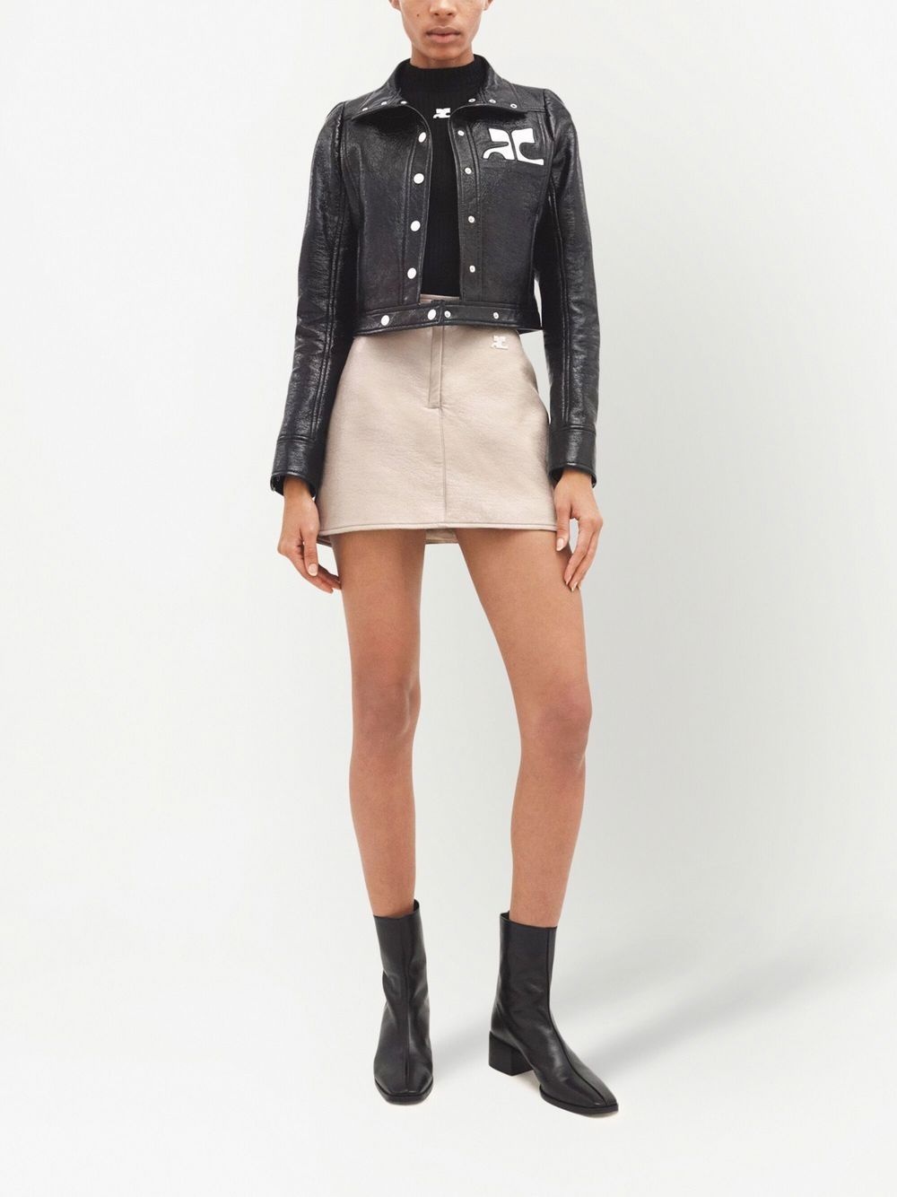 Iconique vinyl skirt - 2