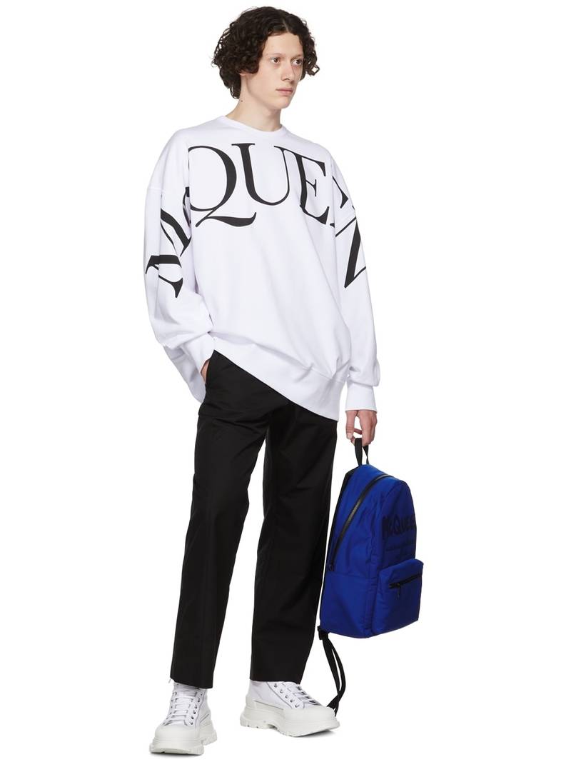 Alexander McQueen White Tread Slick High Sneakers outlook