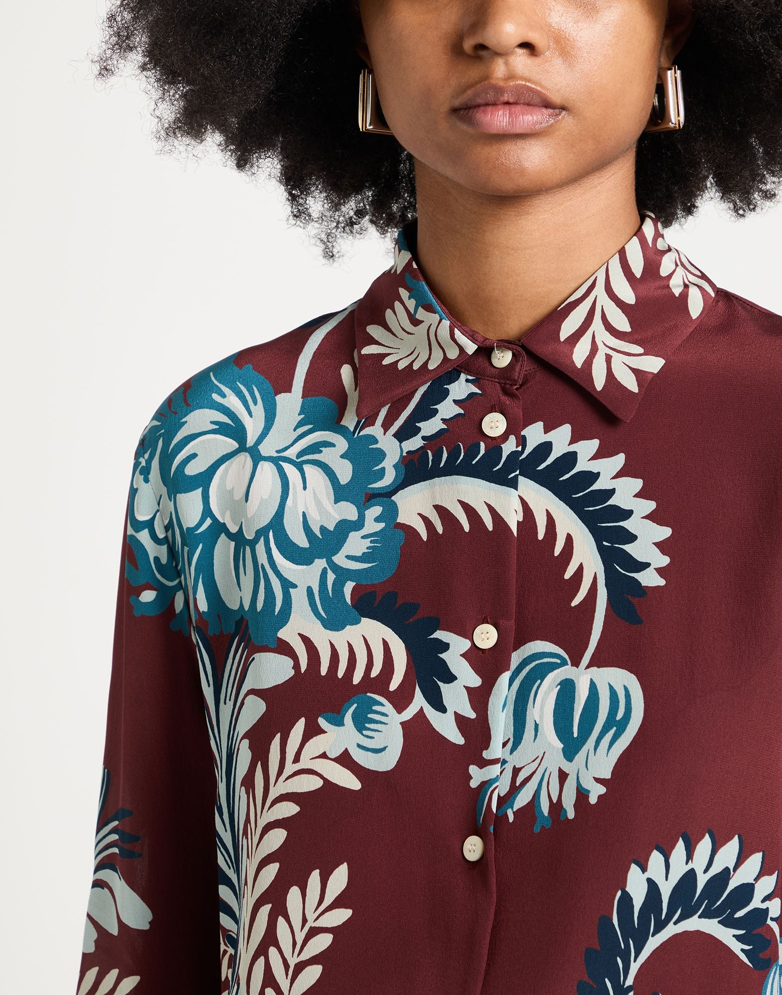 Brick Women's Floral Shirts & Blouses - 4