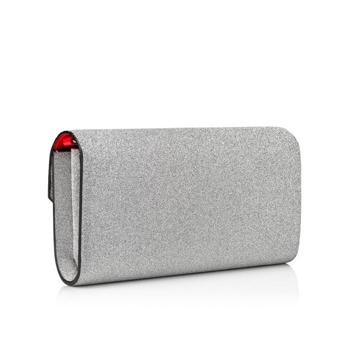 Christian Louboutin Loubi54 Wallet Silver | REVERSIBLE