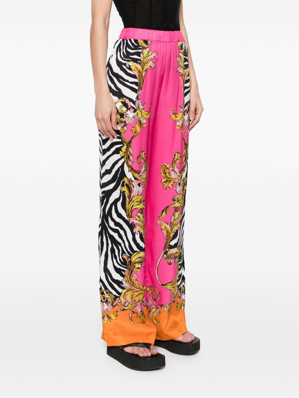 Barocco-outline trousers - 3