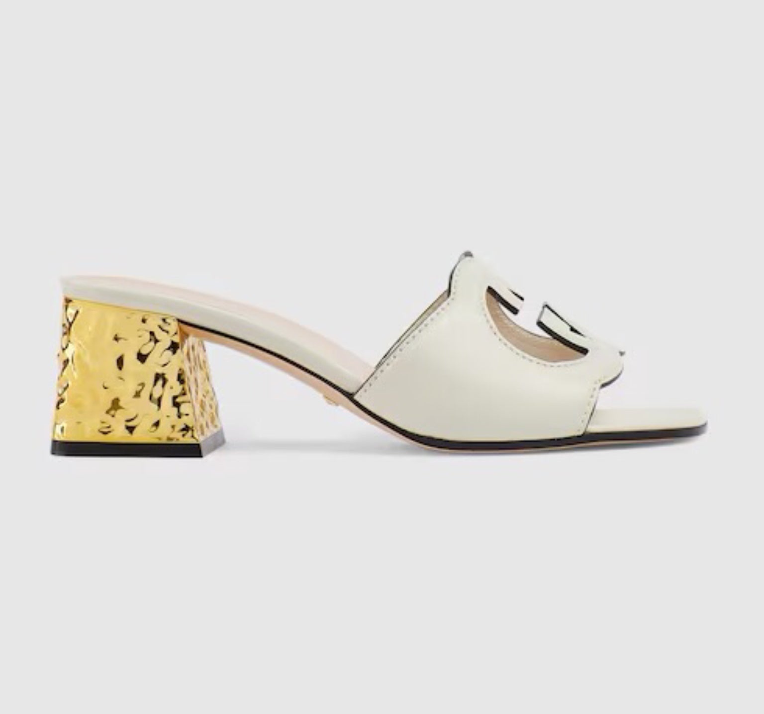 Gucci Interlocking G Cut Out Slide Sandals - 1