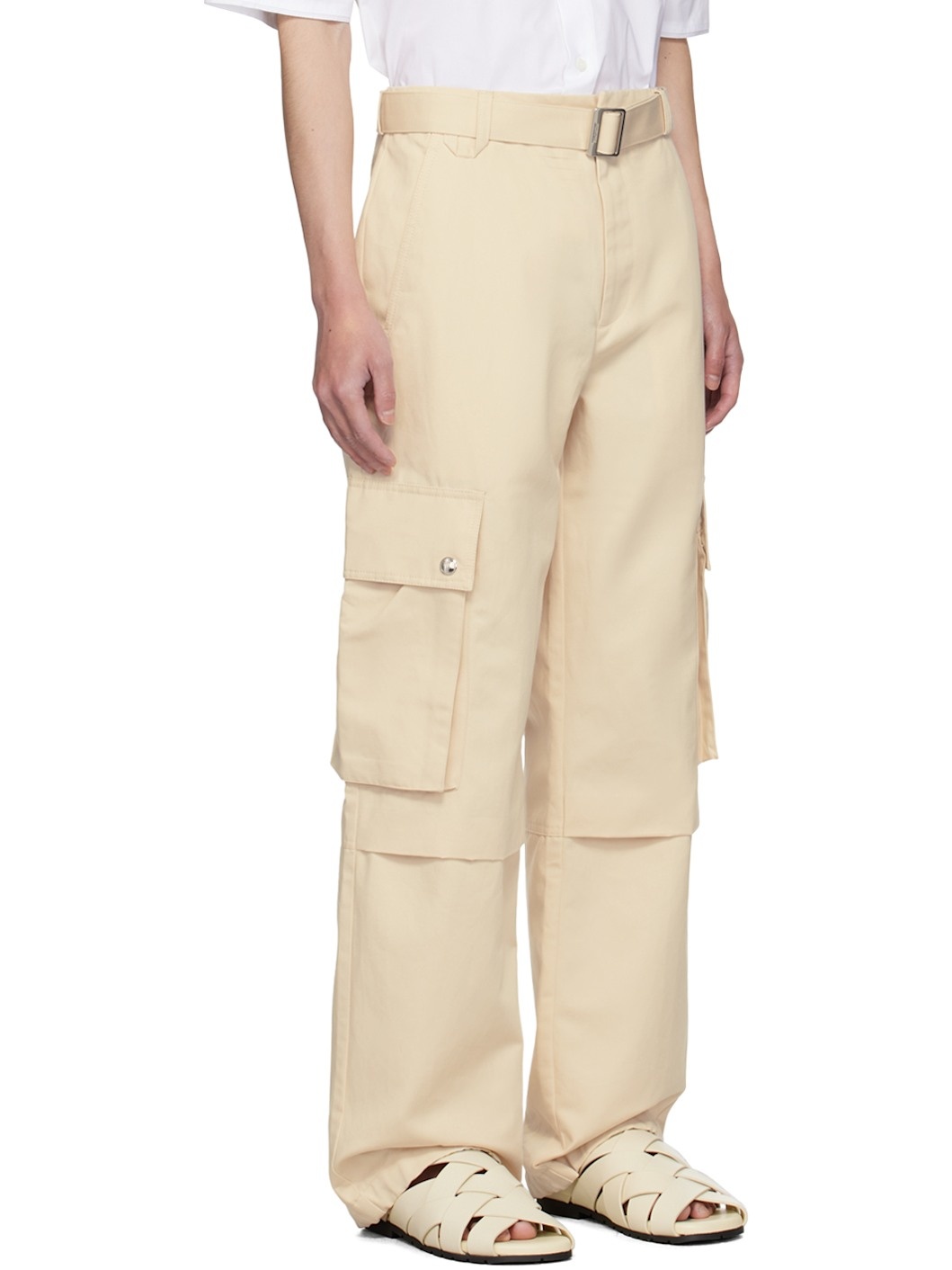Beige La Casa 'Le cargo' Cargo Pants - 2