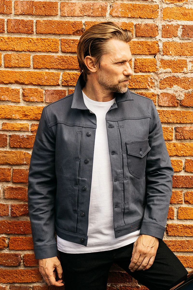 The Blade - Gray Black Raw 10.5oz Selvedge - 1