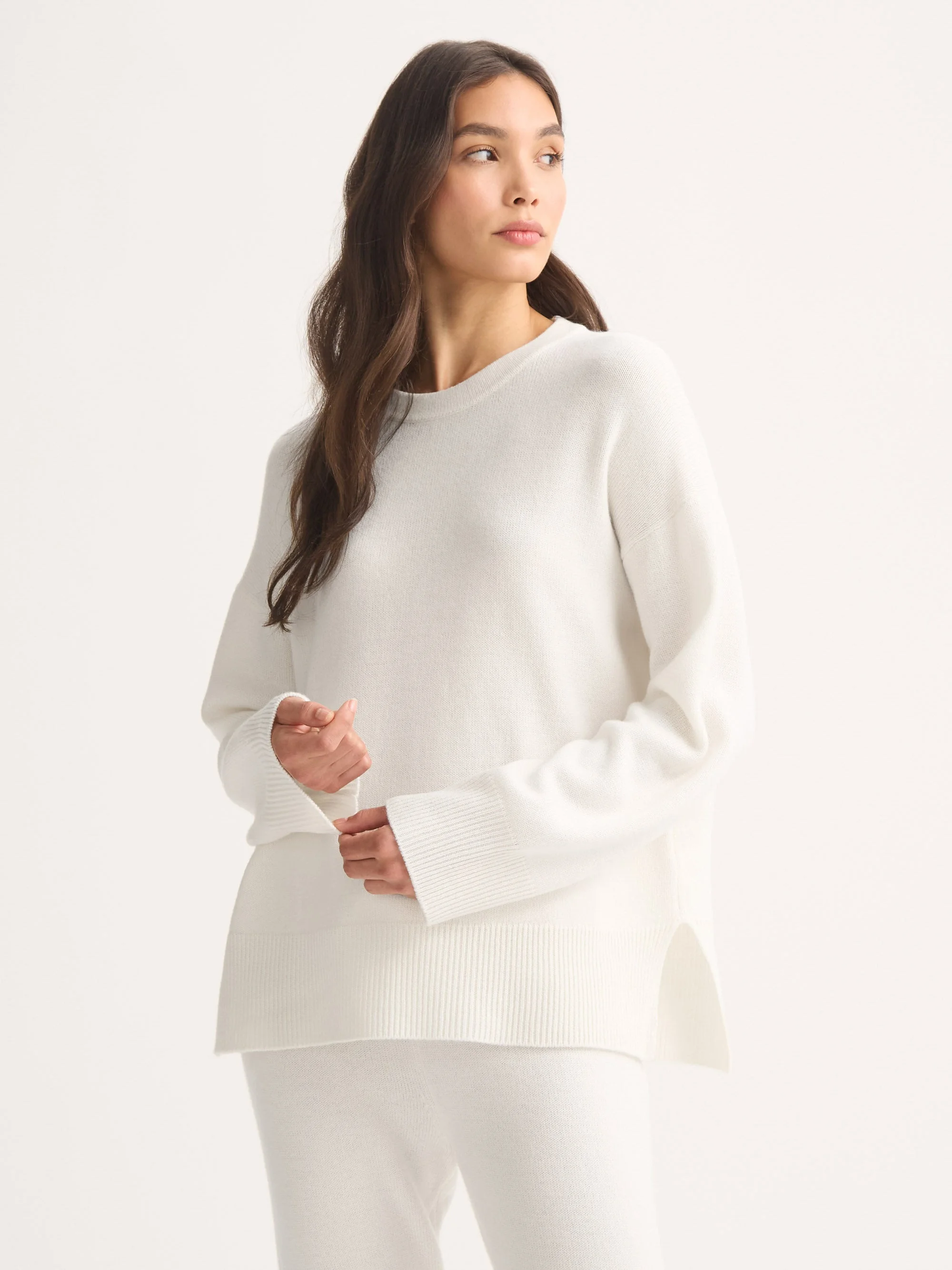 Women's Sweater Daphne Cashmere White - 1