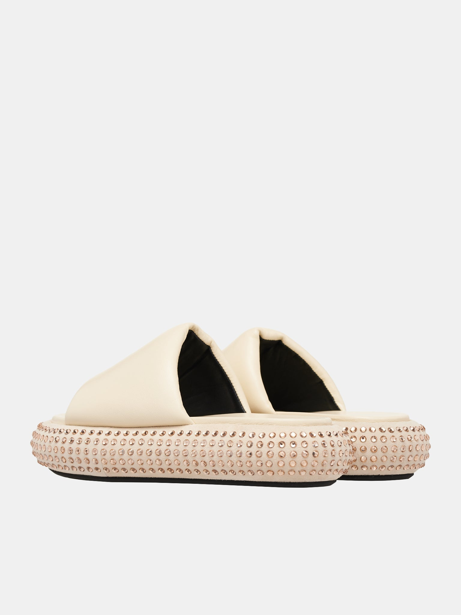 Crystal Bumper Platform Sandals - 5