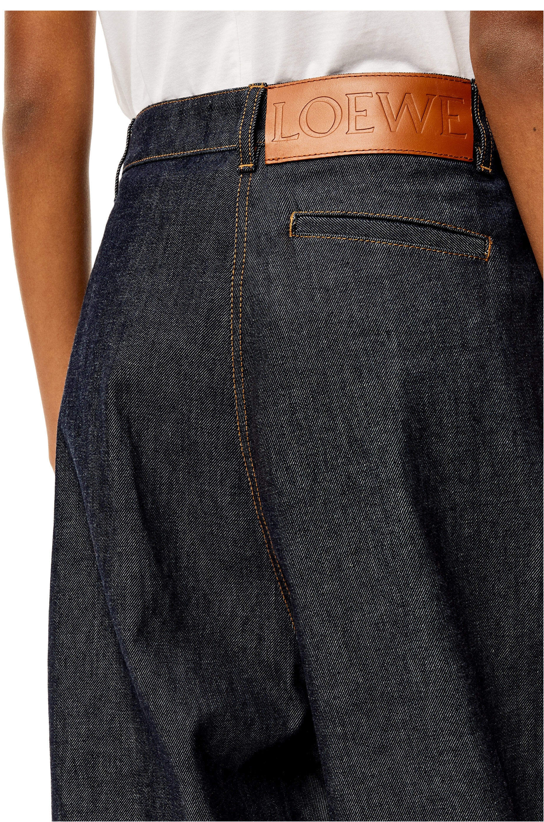 Oversize jeans in washed denim - 5