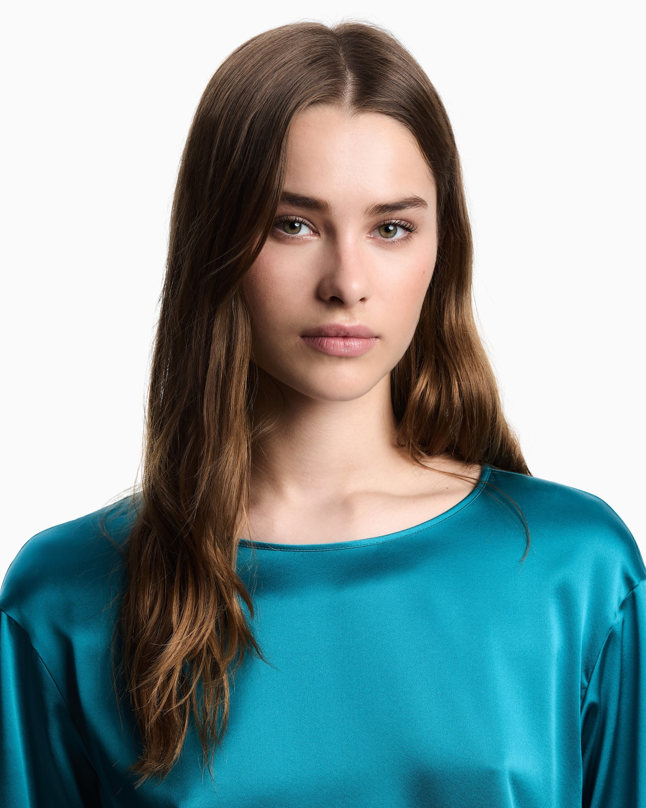 SILK SATIN BLOUSE - 5