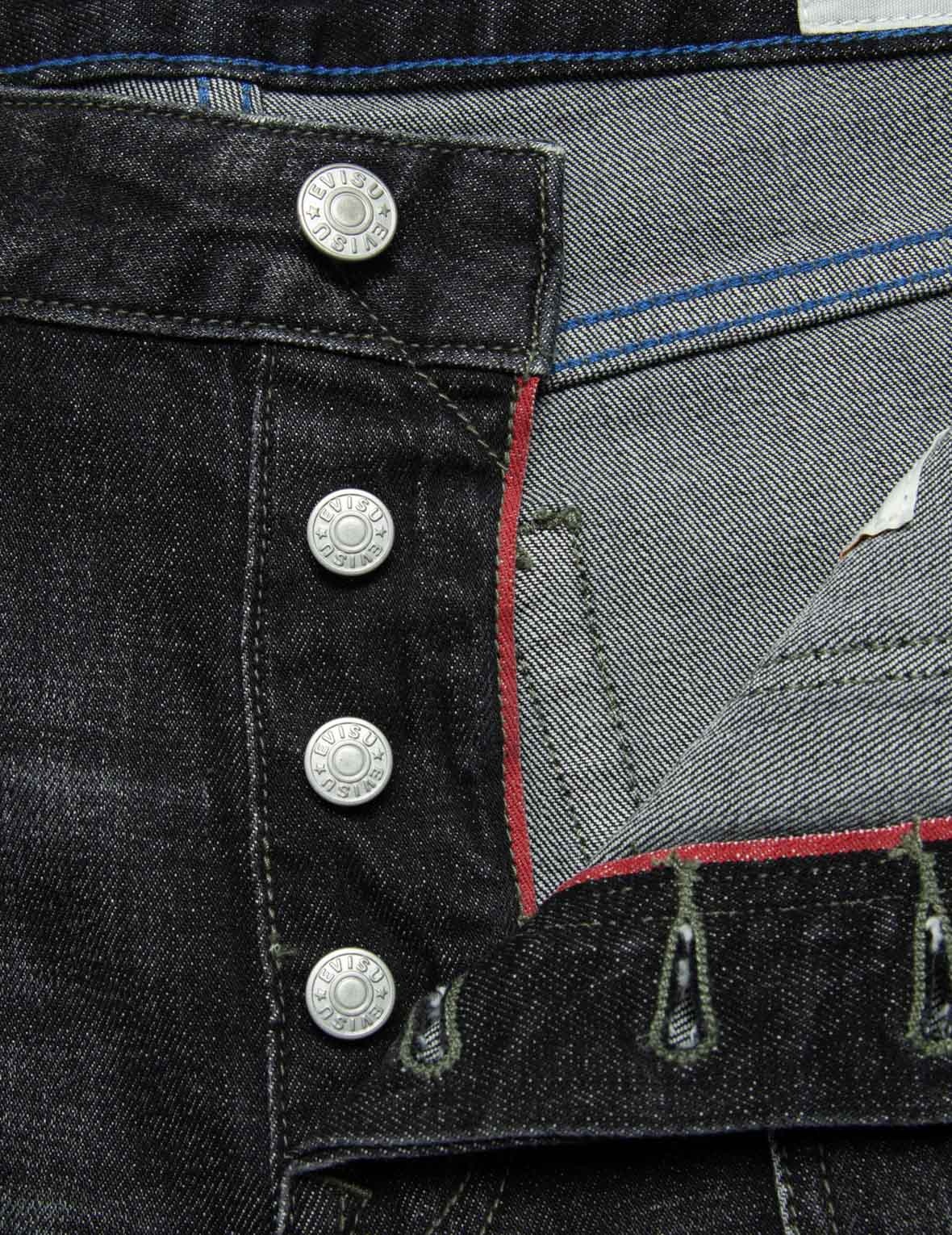 SEAGULL EMBROIDERY MULTI-POCKET CARROT FIT JEANS #2017 - 7