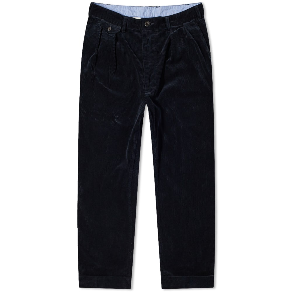 Beams Plus 2 Pleat Corduroy Pant - 1