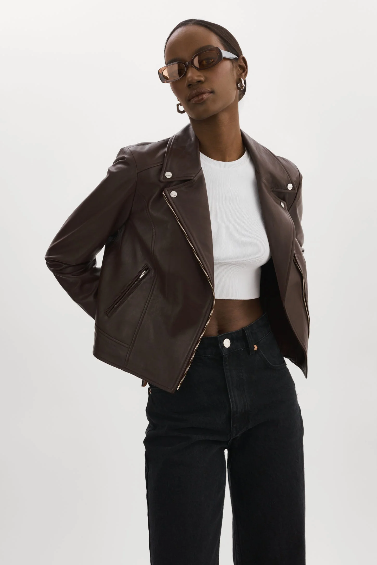 KELSEY | Leather Biker Jacket - 1