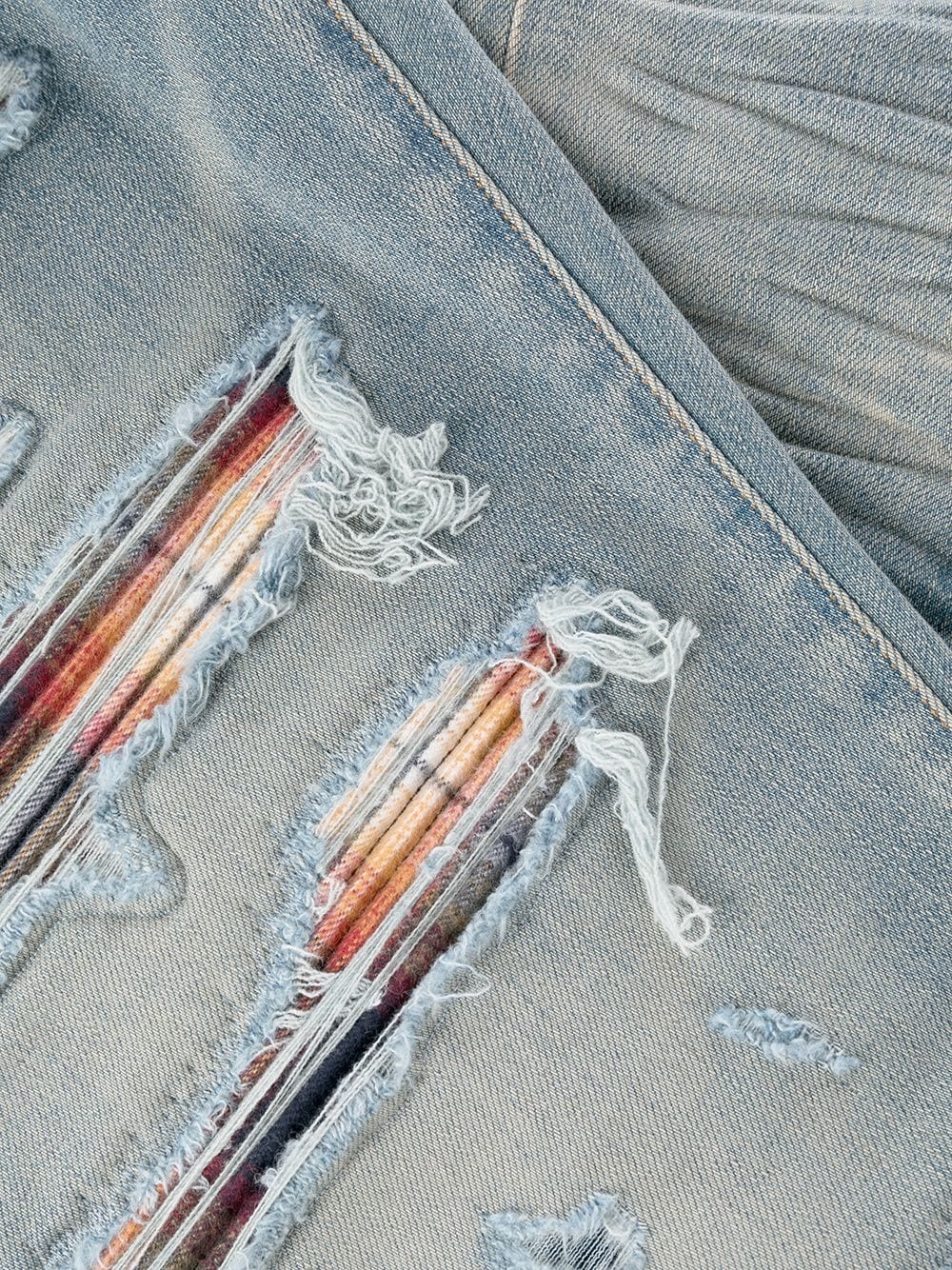 distressed skinny jeans - 6