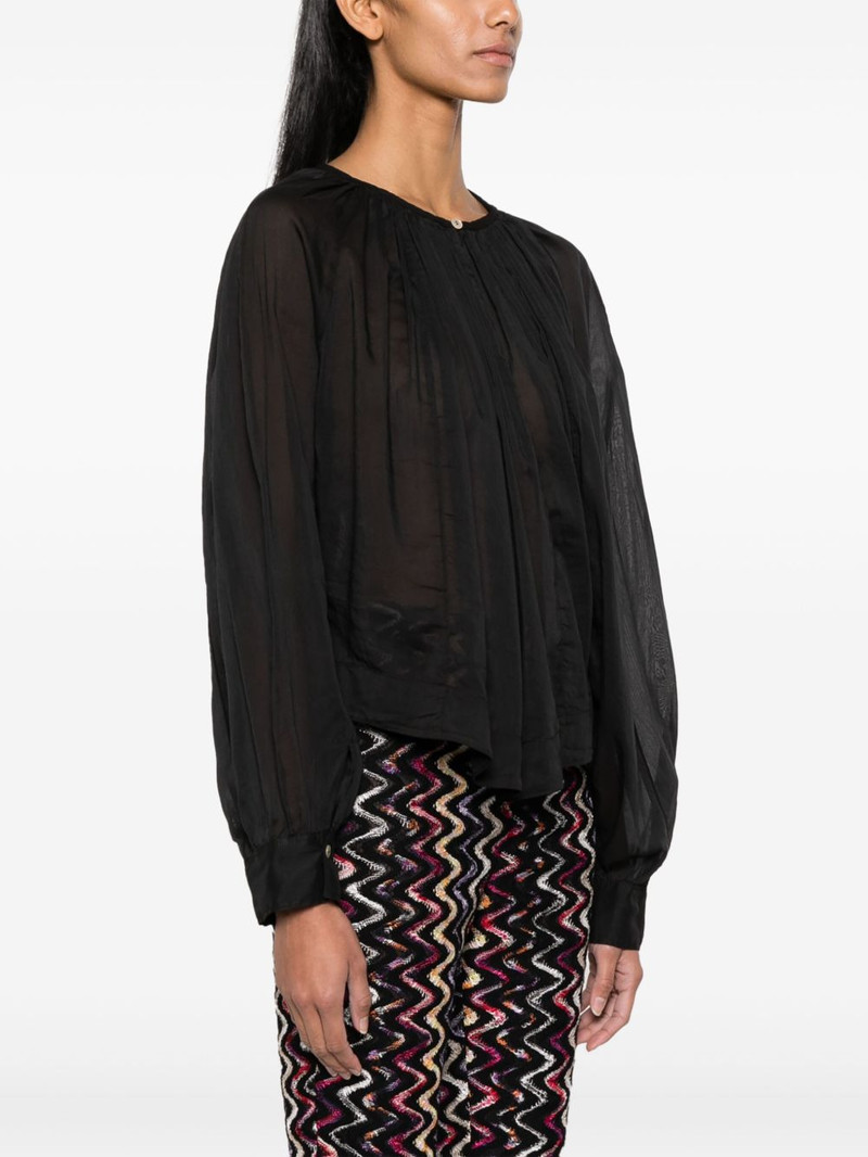 gathered voile blouse 3