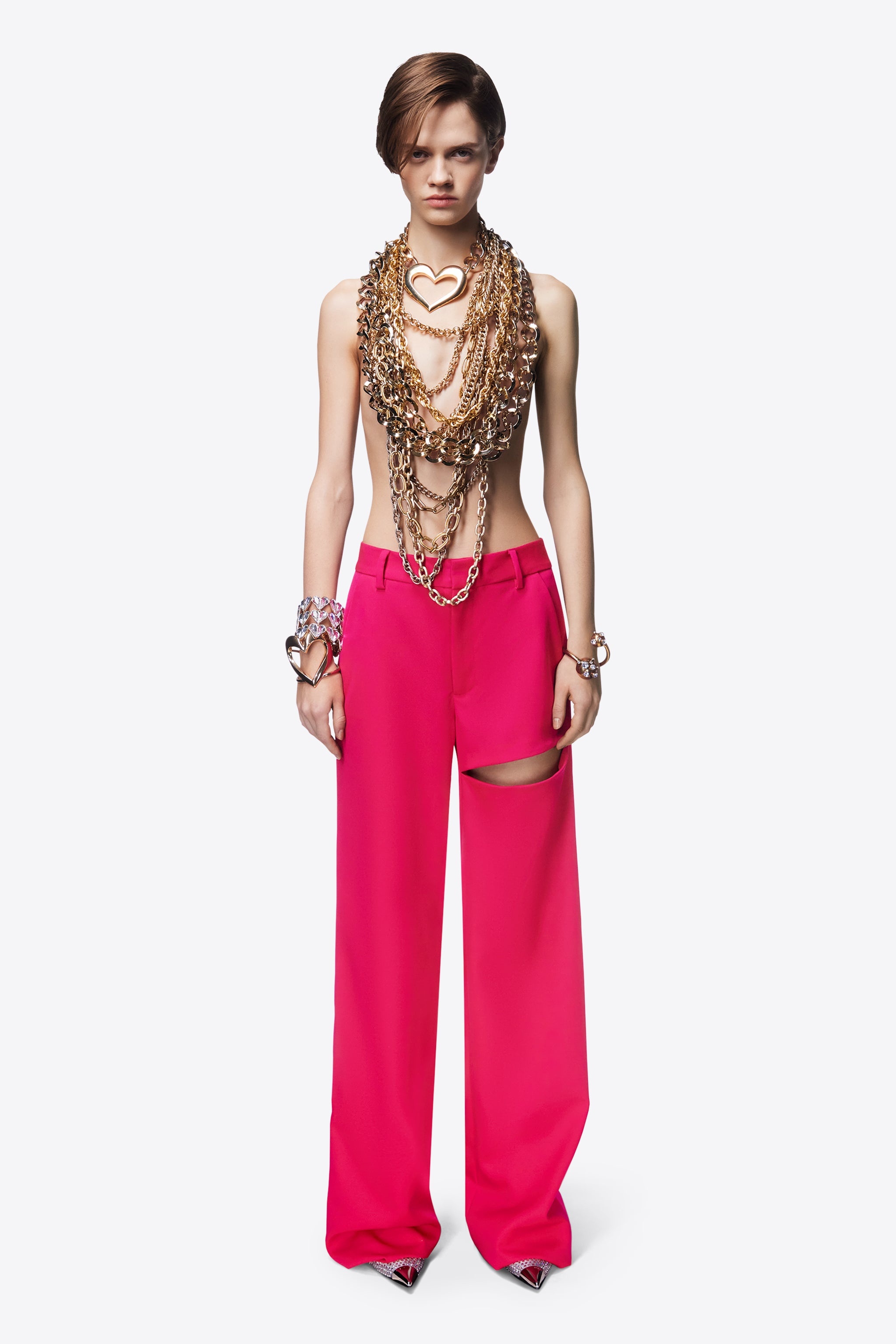 ASYMMETRIC SLIT TROUSER - 3