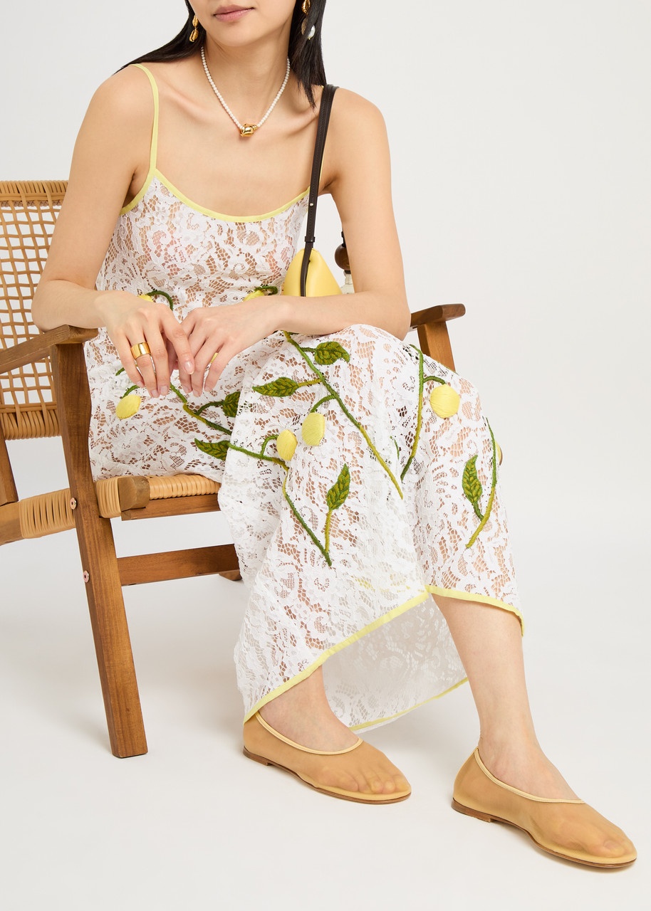 Dear Frances Balla Mesh Ballet Flats - 5