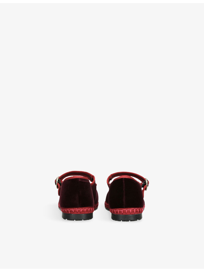 FLABELUS Borris Cotton Mary Jane Flats outlook