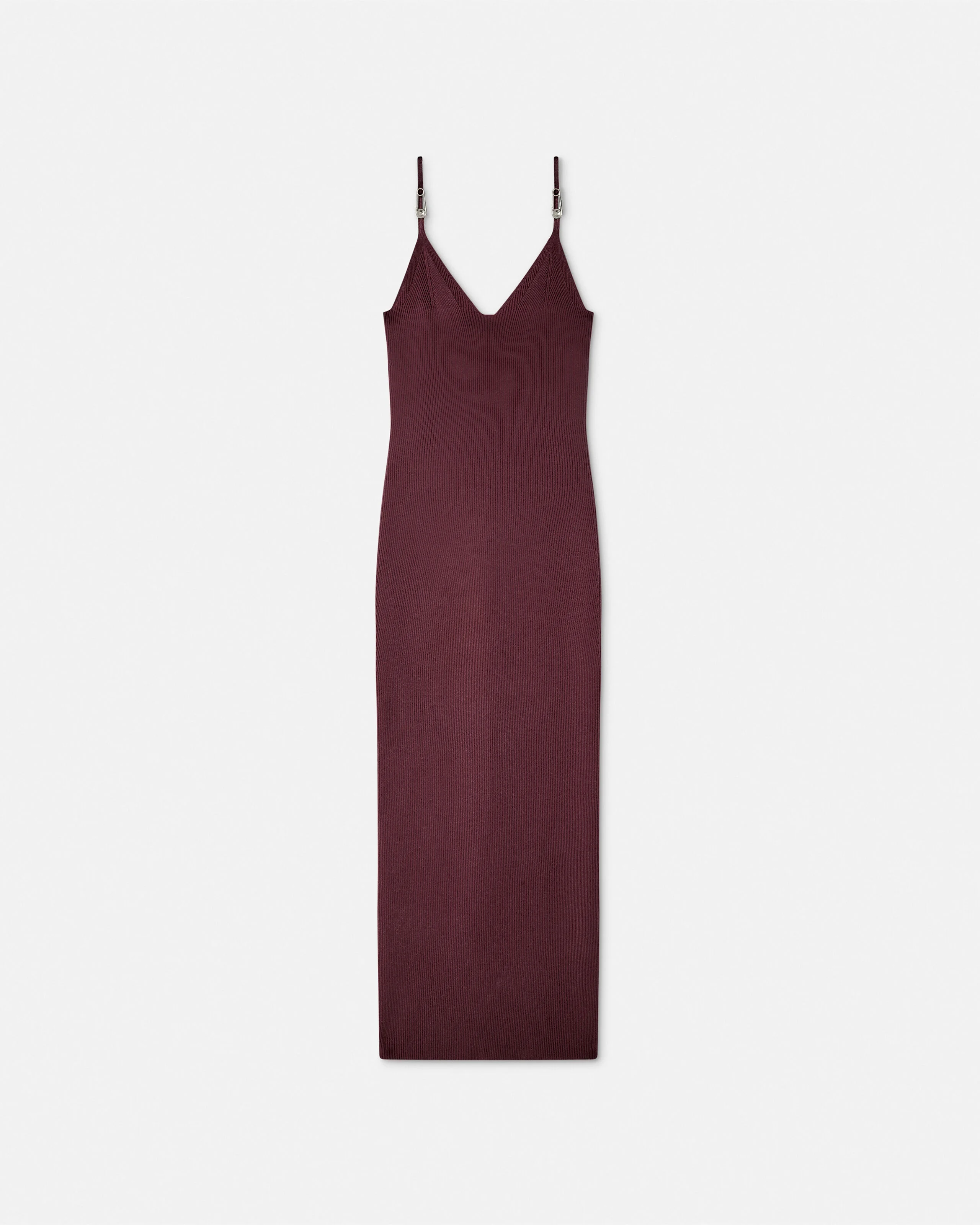 Safety Pin Knit Slip Midi Dress - 1