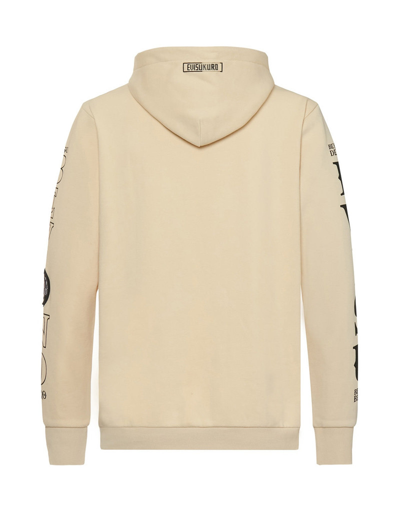 EVISU Glittery Hannya Skull Hoodie with Kamon Badge outlook