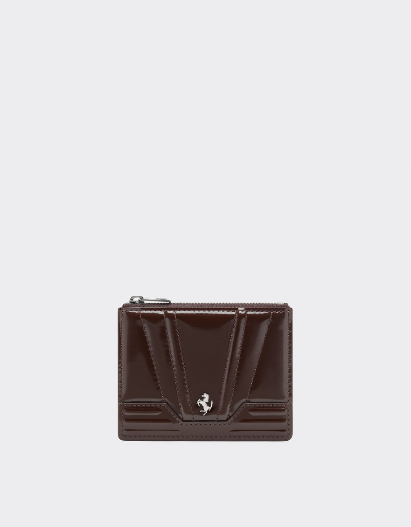 Ferrari GT glossy leather six-compartment card holder 1