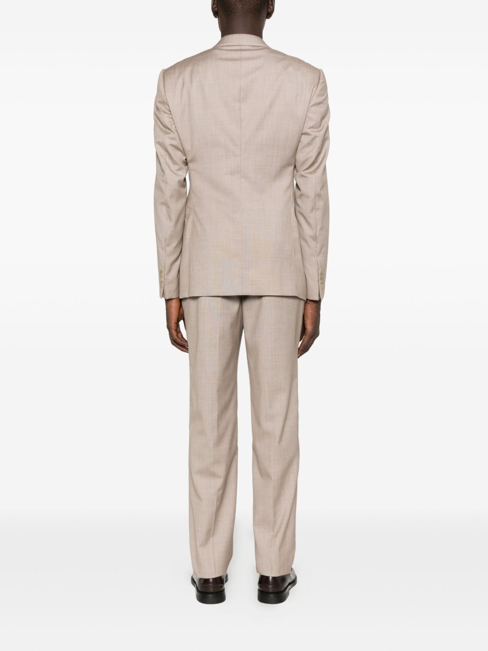 notched-lapel single-breasted suit - 3