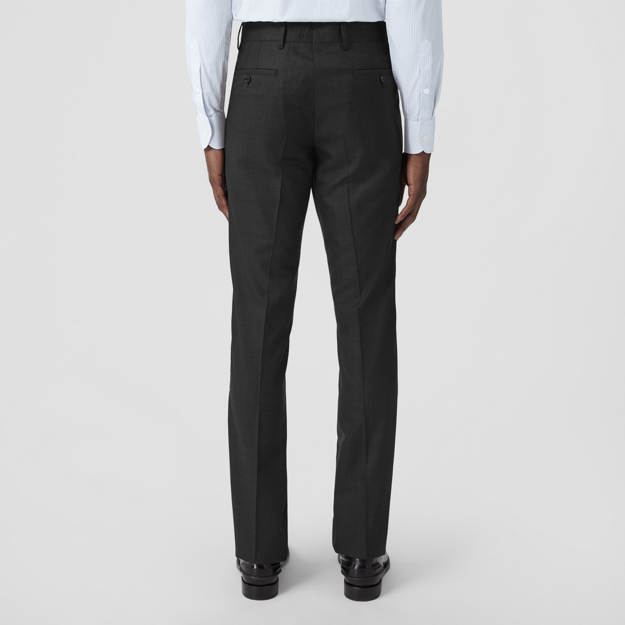 Slim Fit Wool Trousers - 4