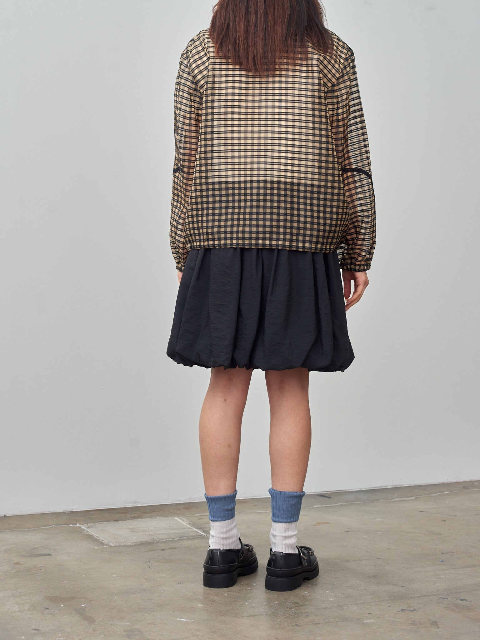 Organza Bomber Jacket - Vichy Check - 4