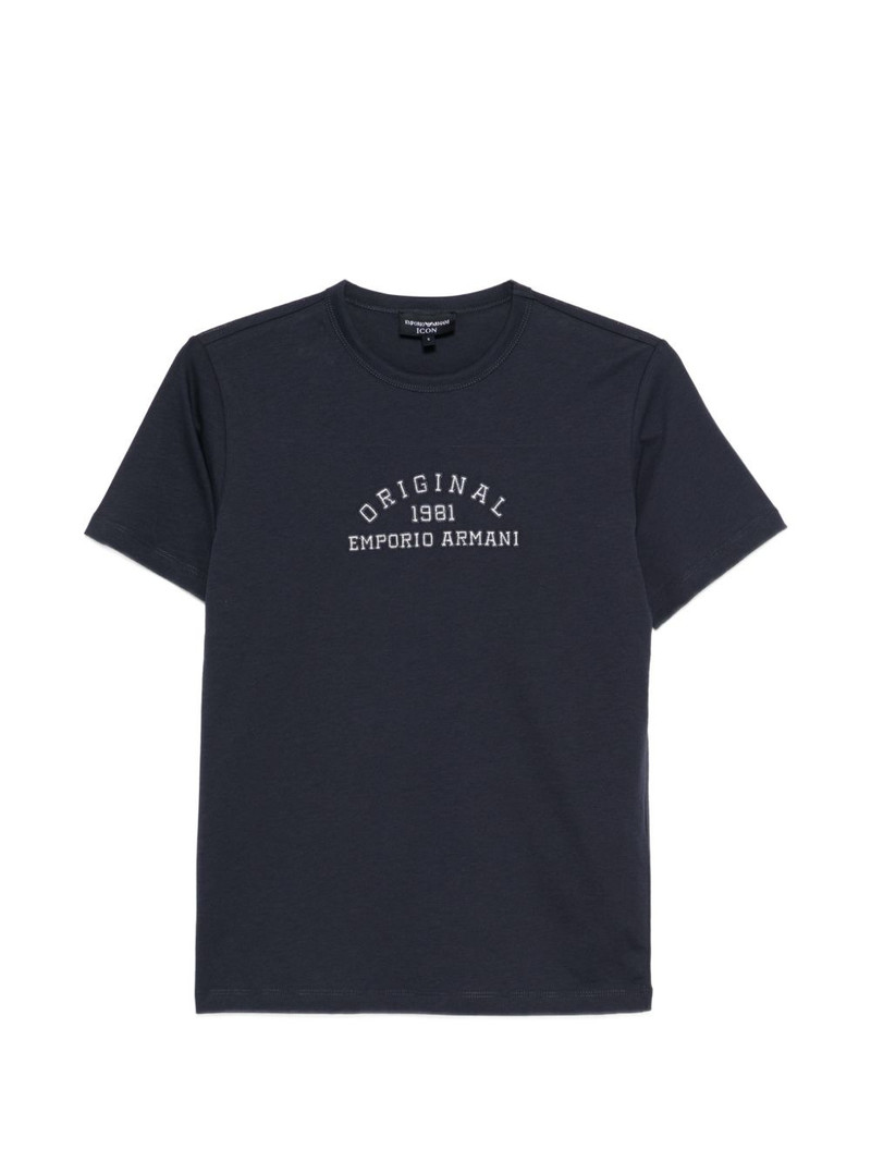 embroidered-logo T-shirt 1