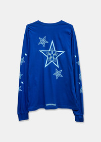 Chrome Hearts Chrome Hearts CH Indigo Blue Stars Long Sleeve