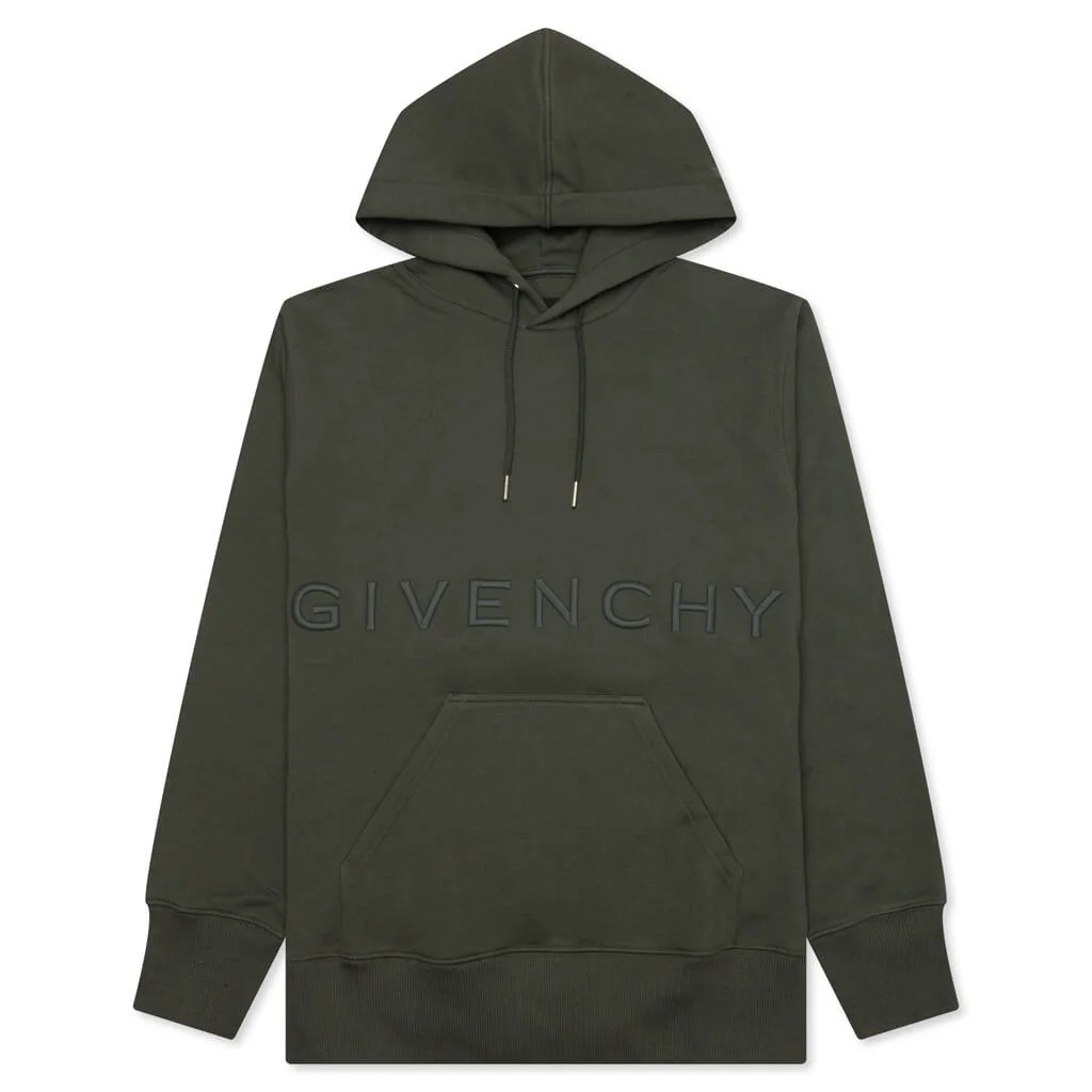 4G-embroidered cotton hoodie - 1