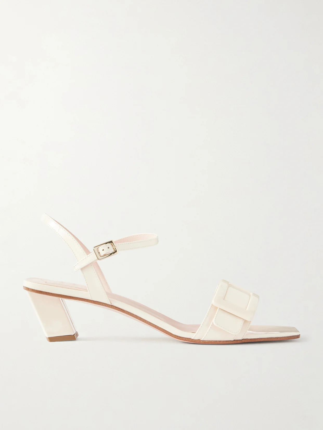 Buckled Leather Sandals - 1