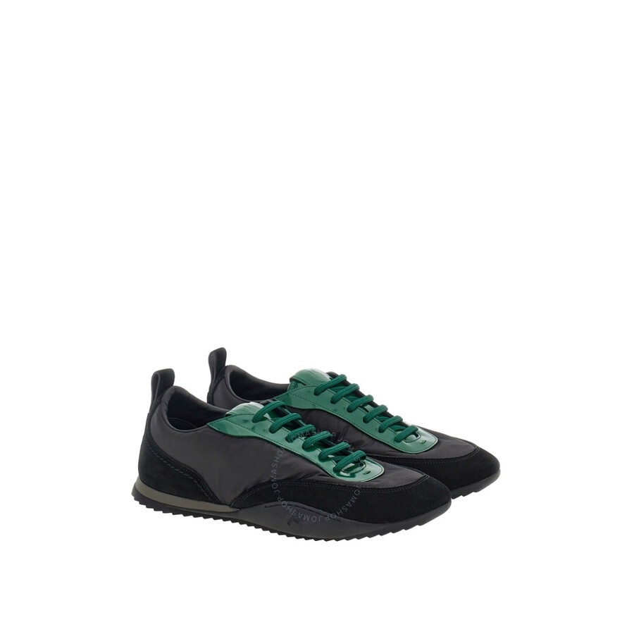 Ferragamo Patent Leather Trim Sneaker - 2