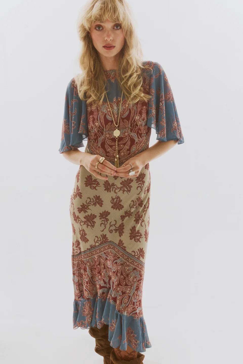 Daystar Printed Maxi Dress - 1