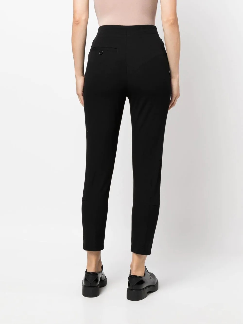 Slim-fit high-waisted trousers - 4