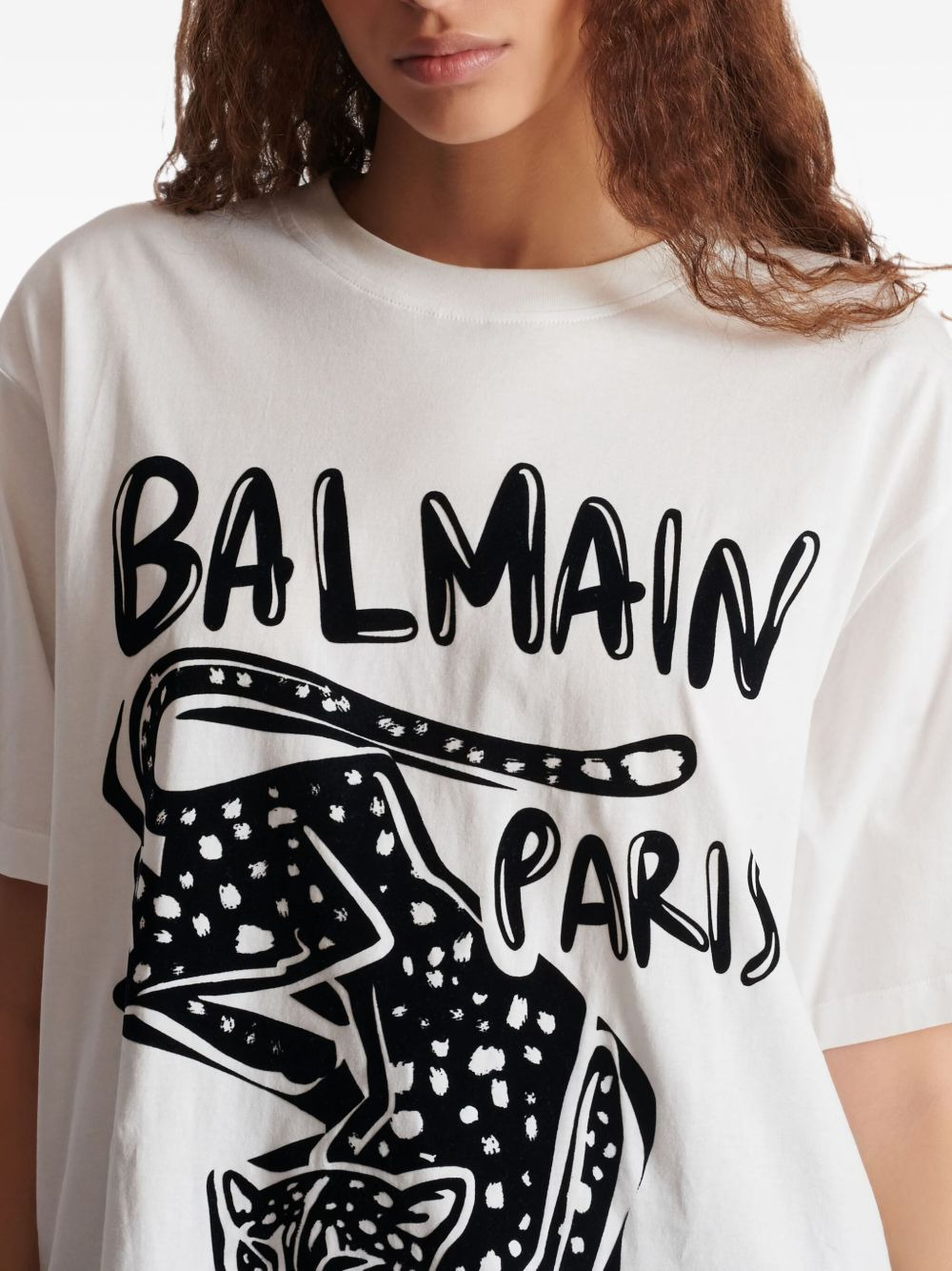 leopard-print short-sleeved T-shirt - 5