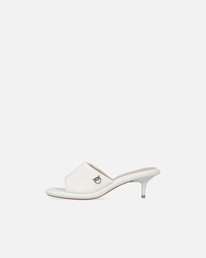 PINKO NAPPA LEATHER THONG SANDALS WITH HEEL outlook