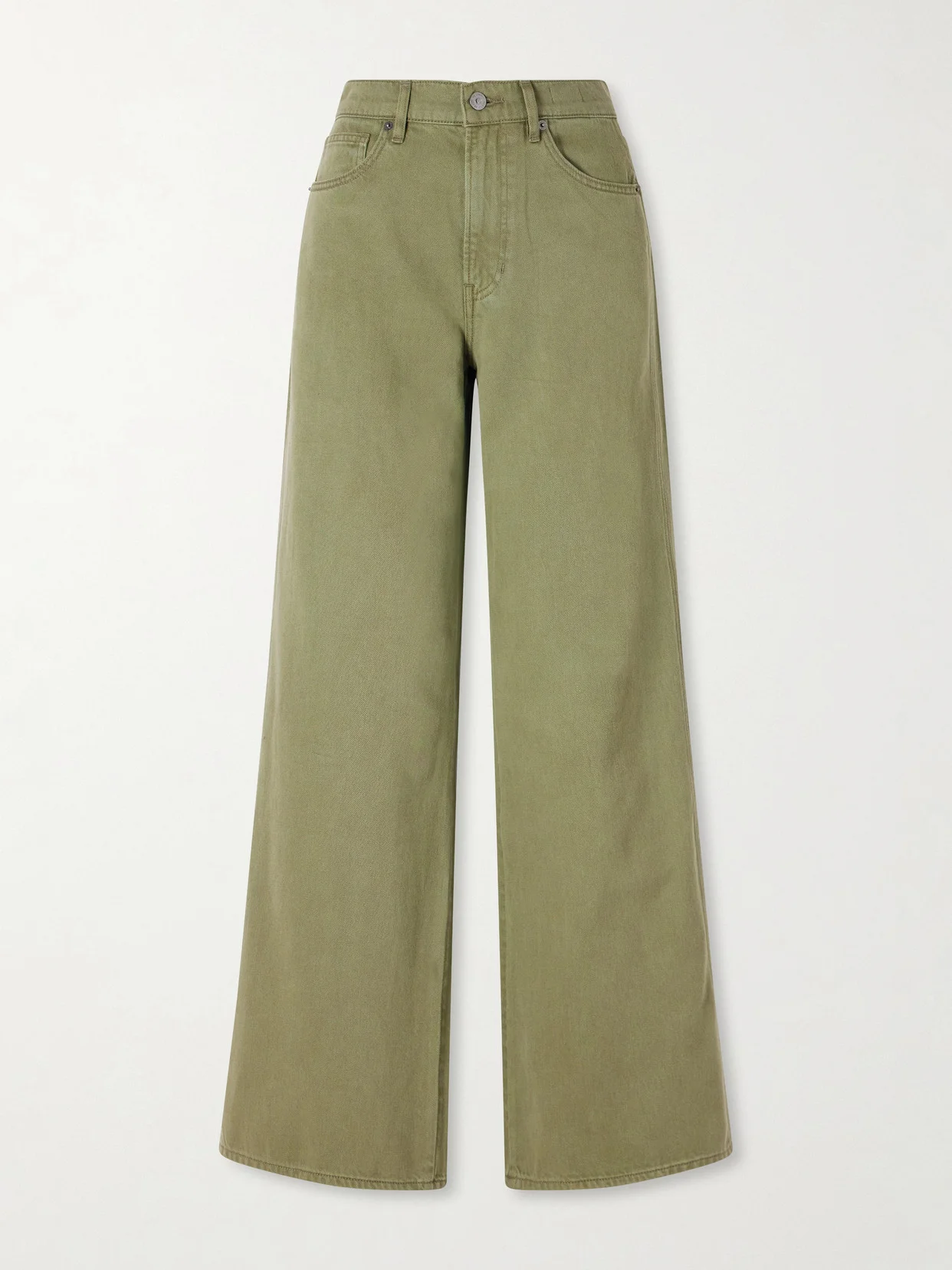 Kasey Mid-rise Wide-leg Jeans - 1