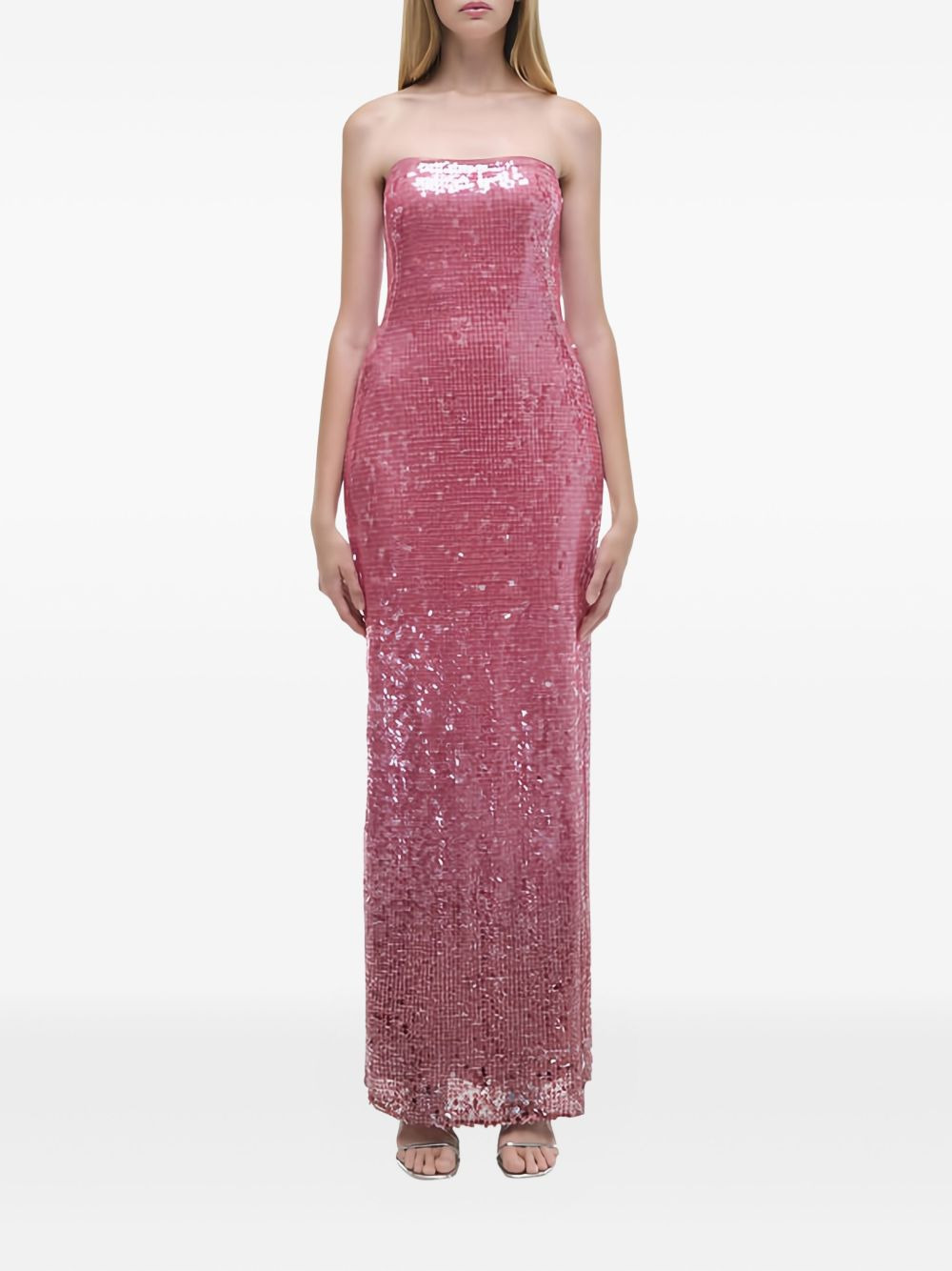 Leilani sequin strapless gown - 2