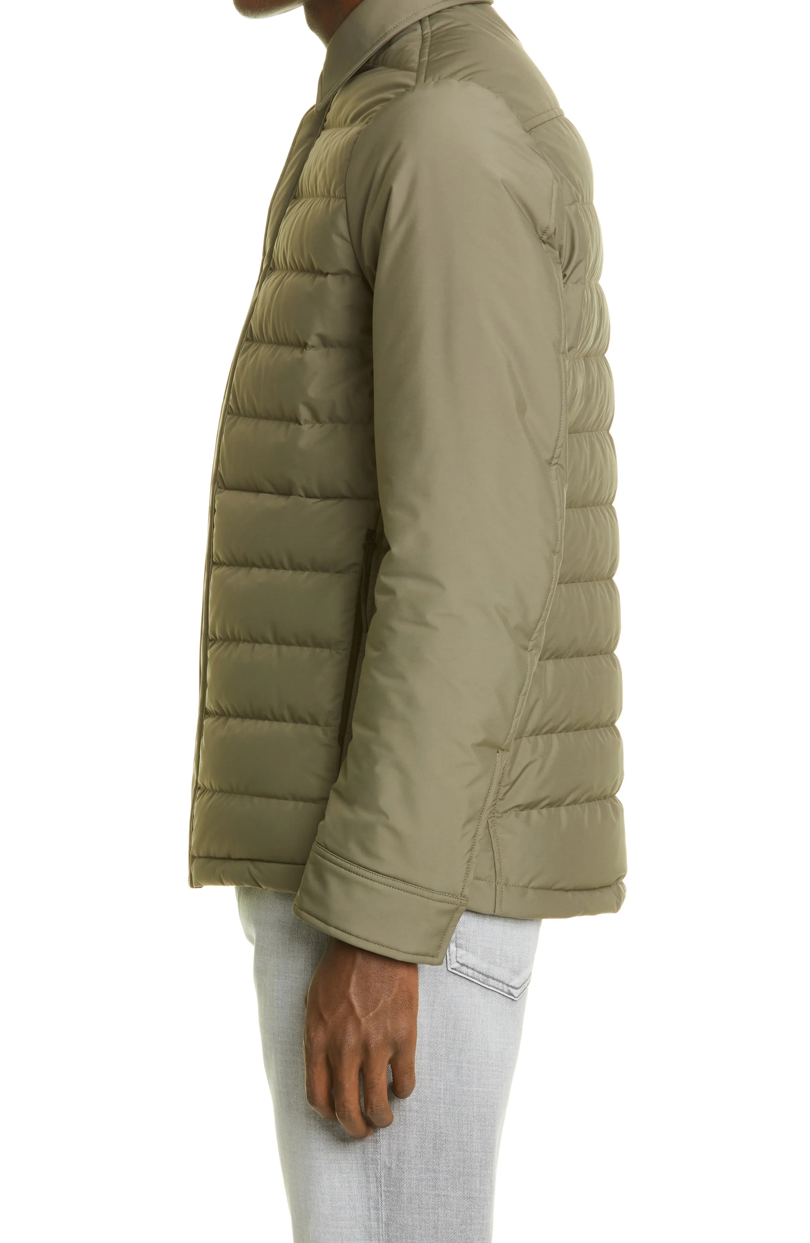 Stratos Quilted Down Shirt Jacket - 3