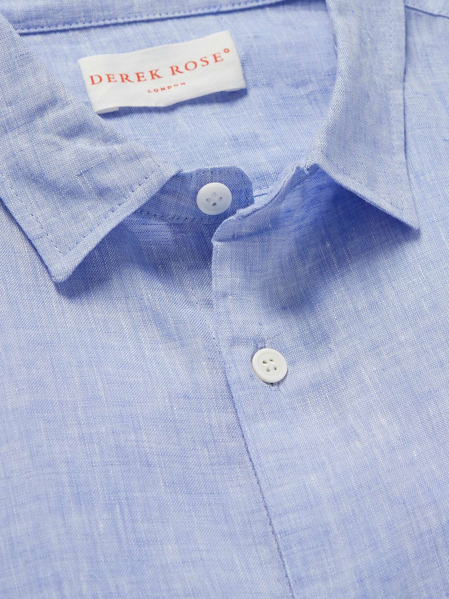 Monaco Slub Linen Shirt - 5