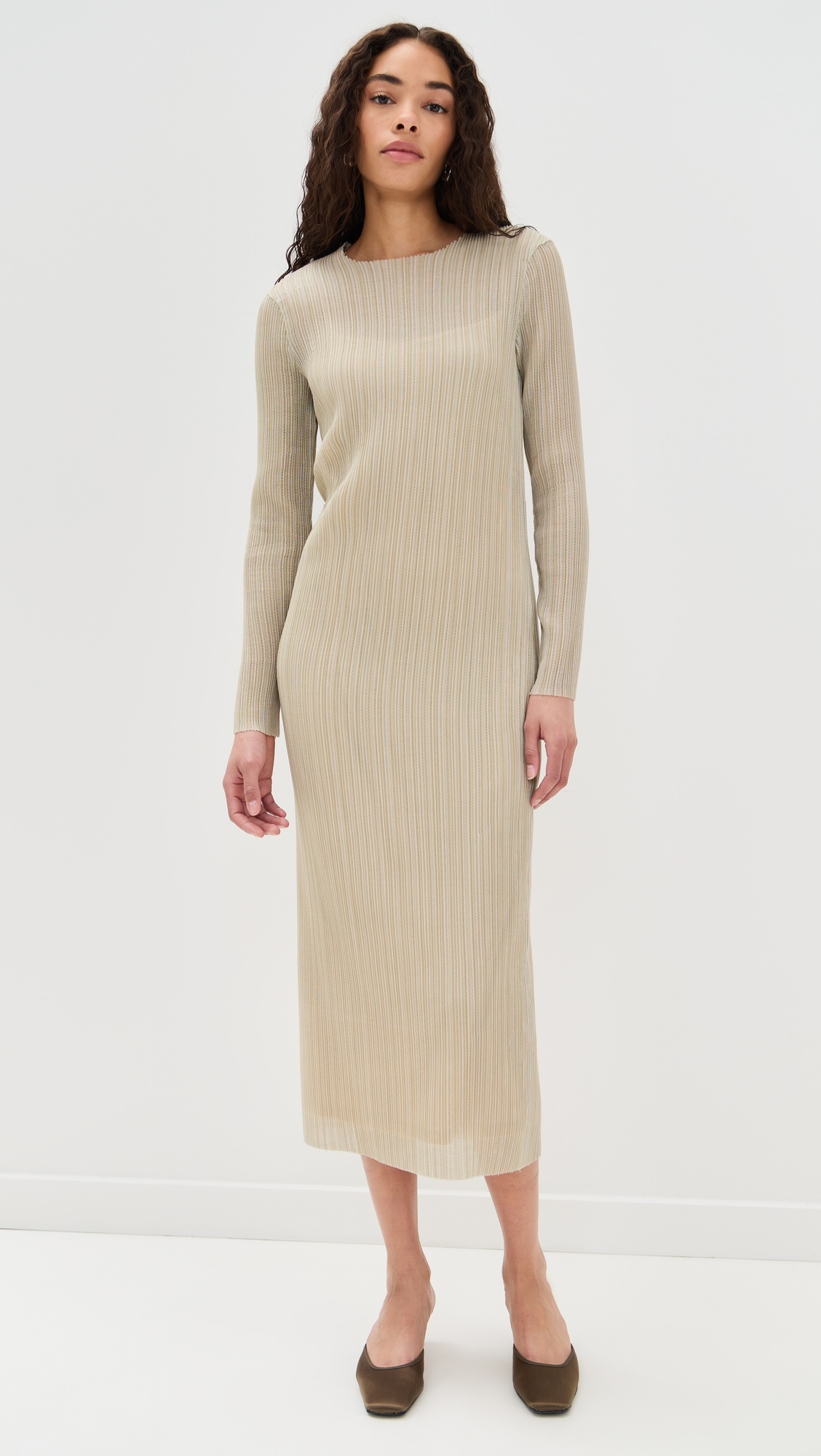 Crew Neck Dress - 6