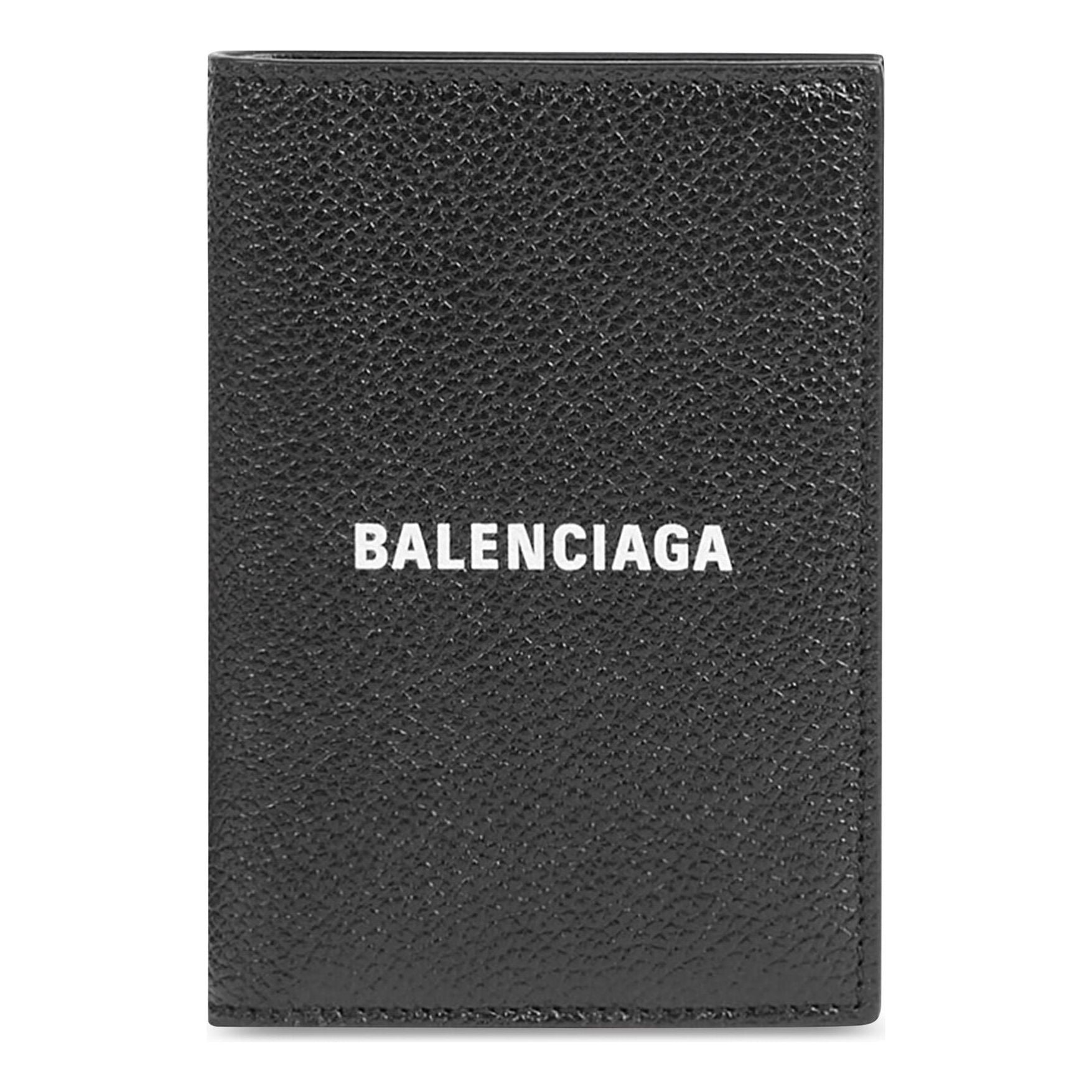 Balenciaga Cash Vertical Bifolded Wallet 'Black White' 6815791IZI31090 - 1