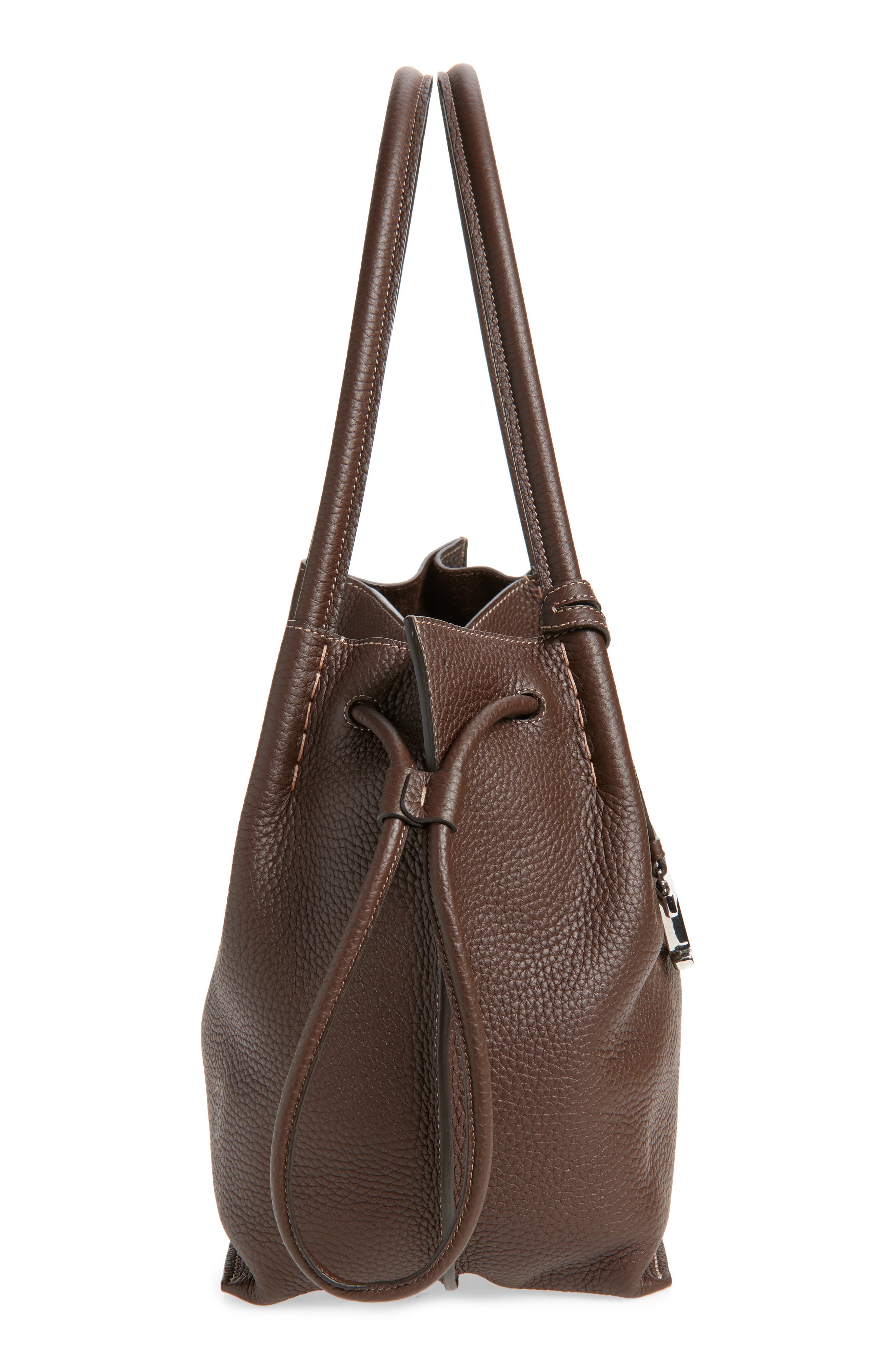 Tod's Small Buz Leather Bucket Bag in Marrone Africa at Nordstrom - 6