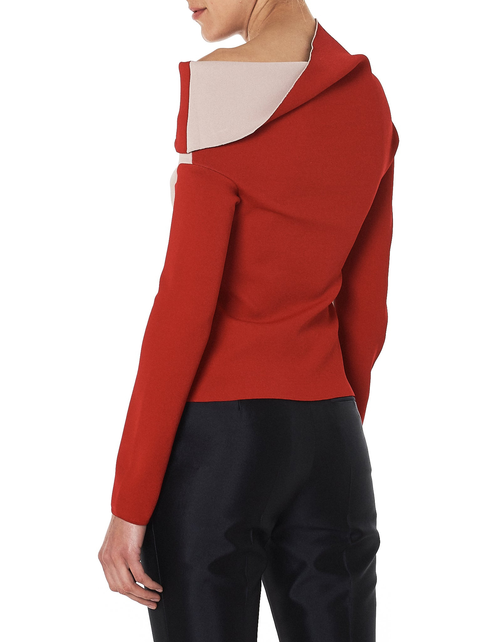Draped Knit Sweater - 4