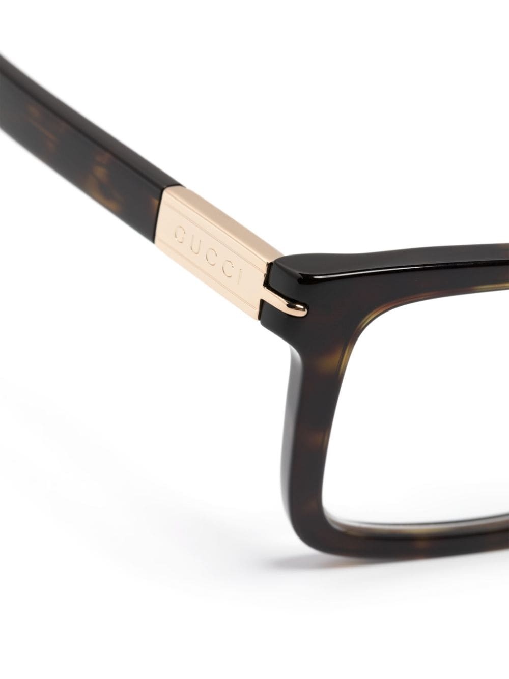 tortoiseshell square-frame glasses - 3