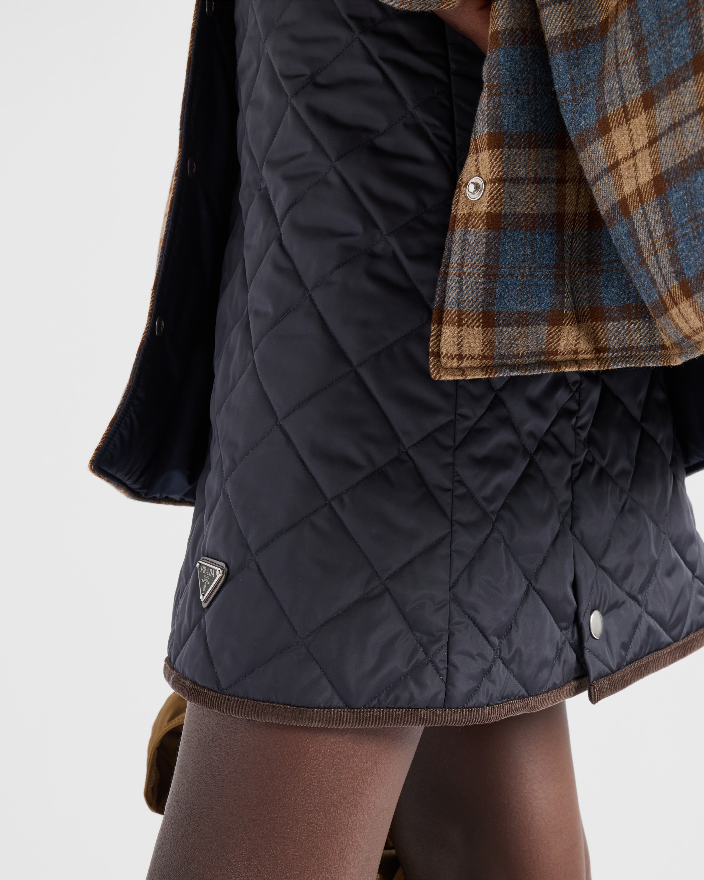 Lightweight Re-Nylon miniskirt - 3