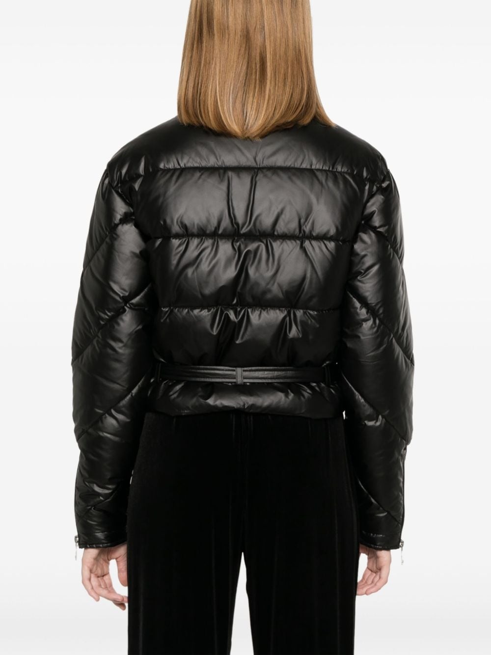 Baroque buckle puffer jacket - 4