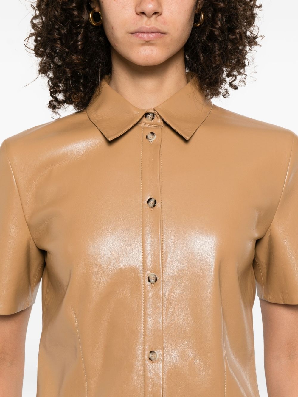 Clare button-up short-sleeve shirt - 5