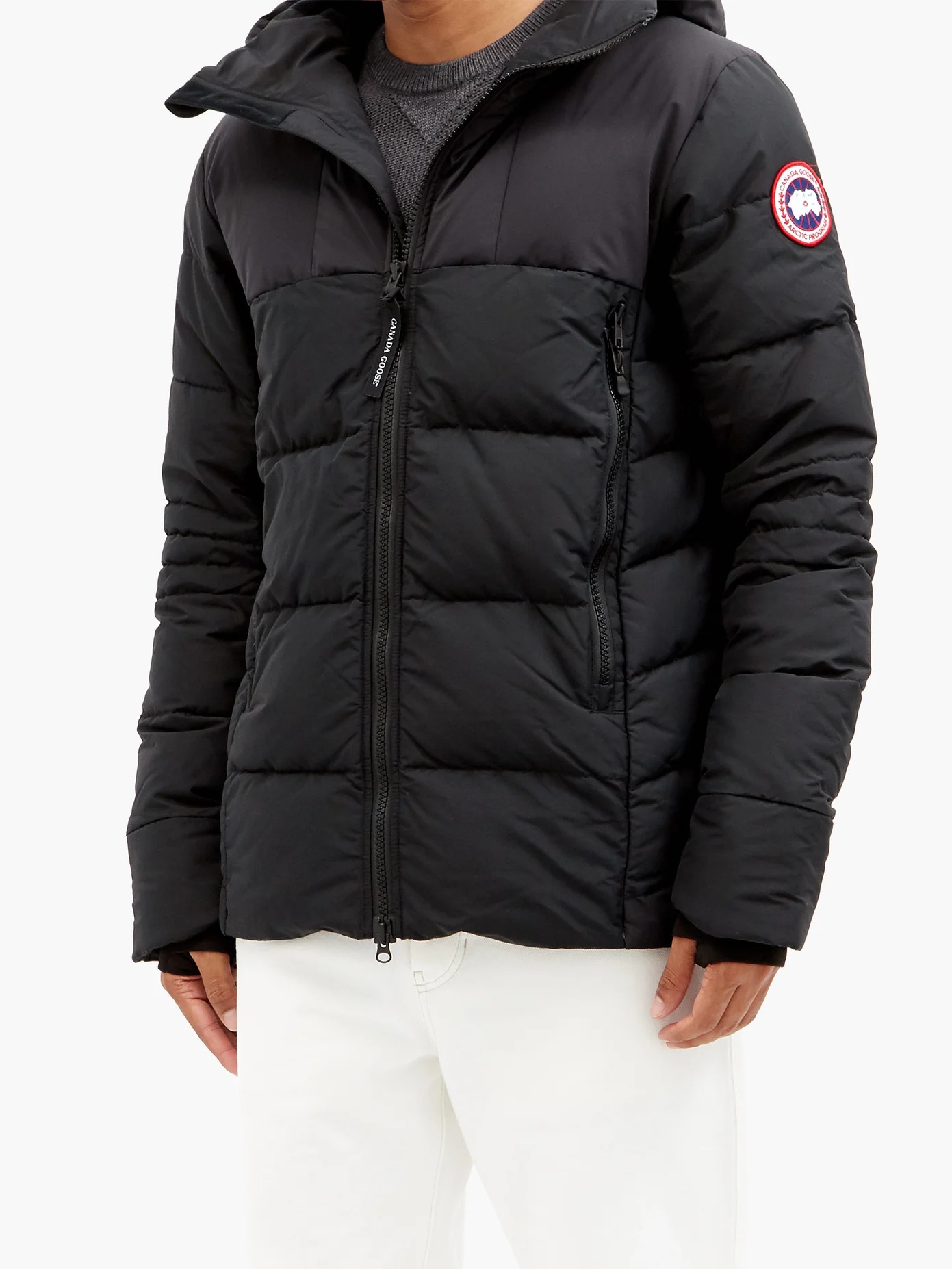 HyBridge quilted-down coat - 6