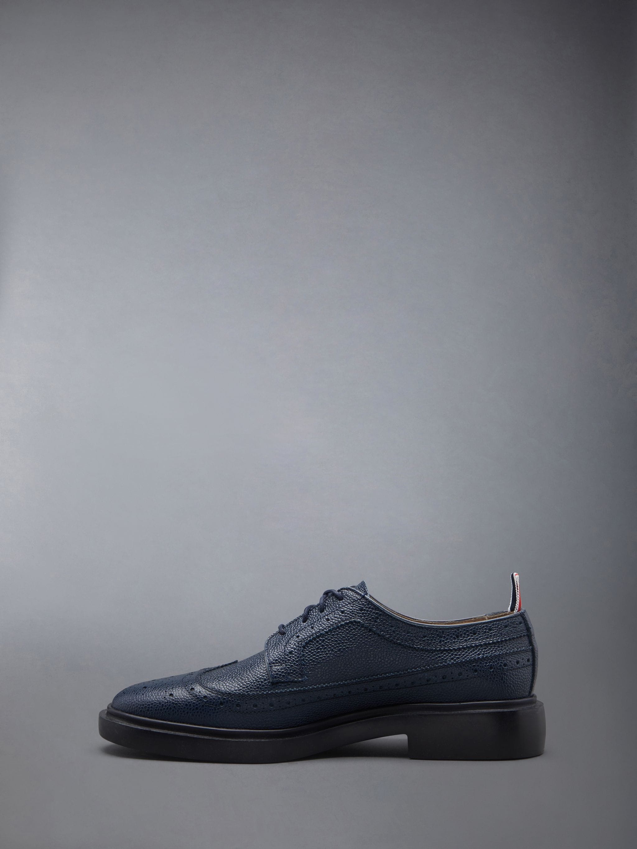 Pebble Grain Leather Longwing Brogue - 3