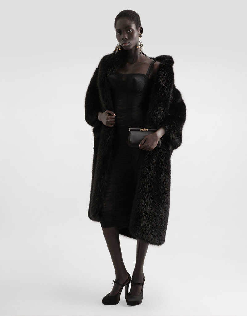 Dolce & Gabbana Faux fur coat outlook